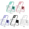 Colorful Frame Transparent Phone Case PC+TPU 3 in 1 Protect For iphone 15 Pro Max 14 13 12 11 Xs XR 8 7 Plus Clear Solid Color Back Cover Shockproof Anti Drop Thickness 1.5mm