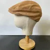 Bérets femmes hommes casquette femmes béret Cabbie pilote chapeau Sboy automne hiver chapeaux plats gris Vintage Gatsby