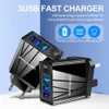 3.1A 4ポートタイプC PD USB C WALL CHARGER EU US AC S1 POWER ADAPTER for iPhone