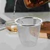 Copos de vinho 2 peças filtro de chá chinês bule infusores soltos peneiras práticas filtros de aço inoxidável filtros de leite duráveis mais íngremes