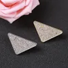 inverted triangle fashion style brand p-letter brooch designer brooches for men women charm wedding gift high quality jewelry accessorie