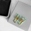 Hoogwaardige Designer Oorbellen Vrouwen T Logo Studs Luxe Charm Retro Oorbel Mode Accessoires Sieraden 655645