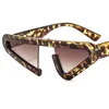 Śmieszne okulary przeciwsłoneczne unisex trójkąt okulary przeciwsłoneczne Hip Hop anty-UV Spectacles Personal Presity Okulasy Ozdobne