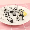 Decoratieve beeldjes 5 stks/set Gloeiende Panda Mini Miniatuur Micro Landschap Ornament In Donkere Bloem Ingemaakte Decor
