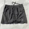 Heren shorts metaal nylon geverfde shorts buiten jogging tracksuit tracksuit casual heren broek strand zwem shorts zwart grijs maat m-xxl t230406