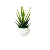 Decorative Flowers Artificial Versatile Aloe Vera Desk Plants For Home Decor Must-have Succulent Safe Durable 2 Options Mini Potted