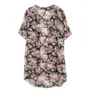 Women's Blouses 2023 Est Sexy Women Flower Summer Kimono Cardigan Maxi Shirts Half Sleeve Sunsuits Outfits