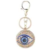 Keychains Lonyards L Blue Evil Eye Keychain Pendant Car Car Homebag Decor Decoration Cadeaux Lucky Amet Drop Livraison AMNC8