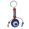 Keychains Lanyards L Nazar Evil Eye Key Chain Mal de Ojo turkiska Mellanöstern Islamiska grekiska original Spiritual Lucky Drop Delivery Amizc