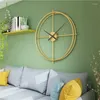 Wall Clocks 60cm Nordic Modern Design Mute Clock Restaurant Home Fashion Decorative Quartz Big Hanging Wathc On The Klok