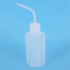 Storage Bottles 5X 250ML 8OZ Capacity Tattoo Wash Clear White Plastic Green Soap Squeeze Bottle