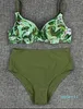 Fashion-Women's Swimwear Bikini Women Swimsuit 2023 Push Push up Push Up Adjustable Bikinis Set High Waist Bathing Swim Cost Summer XL