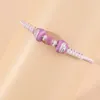 Charme pulseiras bonito rosa roxo boneca pulseira dos desenhos animados sapo ajustável verão férias viagem jóias amizade presente atacado