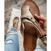 Sandálias de salto plano slides sólido verão leisuer confortável mulheres sapatos de praia moda chinelo sandálias tamanho grande 43 230404