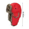 Береты мужские женские зимние шапки-ушанки теплые водонепроницаемые лыжные шапки защитные наушники шапки унисекс