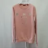 2023 مصمم الأزياء العلامة التجارية الفاخرة Trend Men Sweatshirt Letters Women's Pullover القميص فضفاضة الحجم الآسيوي S-24XL أزياء الأزياء متعددة الاستخدامات جديدة