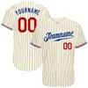 Özel beyzbol forması işlemeli logo dikiş Herhangi bir isim herhangi bir takım şeridi retro erkek kadın gençlik formaları gömlekler s-3xl