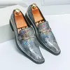 Kleid Schuhe 2023 Männer Business Mode Bräutigam Hochzeit Schuh Schnürung Herren Slip-on Social Mann Größe 38-46