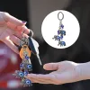 Keychains Lanyards L Keyring Key Chain Turkish Elephant Blue Evil Eyes Hanging Ornament Keychain Pendant Bag Ring Eye Pendants Amet Ho Amb20