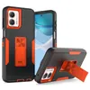 Capas de telefone magnéticas de armadura para Google Pixel 7 Pro 7A Wiko Ride 3 Oneplus Nord200 N20 5G TCL 20XE T-Mobile Revvl 6 Pro 5G Boost Celero 5G Plus Kickstand Holder Capa traseira