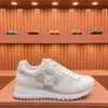 Kwaliteit Lente Heren Schoenen Luxe Designer Sneaker Bijpassende Witte Matte Koeienhuid Met Dezelfde Kleur Zool Size38-45 Kijui000018