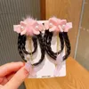 ヘアアクセサリーヘッドウェアボウノットボウノットボウグリップキッズチャイニーズクリップ年のヘアピン子供のかつらの花