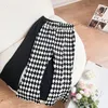 Hosen Koreanischen Stil Kinder Plaid Hosen 2023 Frühling Baumwolle Mode Hose Kinder Flare Mädchen Kleidung