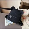 School Bags Cute Plush Backpack Fleece Bear Shaped Shoulder Bag For Girls Small Casual Daypack Fashion Handbag Kids