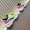 Buty projektantów Kobiety Run 55 Sneaker Away Treners Platforma Moda klasyczna gumowa sneaker skóra na zewnątrz niskie trampki 35-41