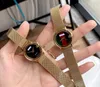 شهيرة نموذج شهير أزياء سيدة الساعات العاطفية نحلة صغيرة الهاتلة العظمية للنساء wristwatch الورد الذهب البقع الصلب حزام حزام الشبكة على مدار الساعة سوار السلسلة