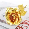 Foil Plated Rose Creative Gifts Lasts Forever Rose for Lover's Wedding Christmas Valentine's day present Home Decoration flower All-match