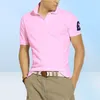 2021 Style d'été blanc noir classique grand petit crocodile Polo broderie Short Shirt Pure Color Casual Mens Bapel à 5927369