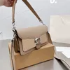 Designerska torba na ramię torebka torebka prawdziwa skórzana bagietka luster