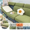 Stoelhoezen Jacquard Waterdichte Bank Dikke Elastische Hoek Effen Couch Cover L Vormige Hoes Protector Thuis 1/2/3/4 zits