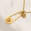 2023 New Love Necklace Designer Brand Jewelry Necklace Fashion Women's Gift Love Long Chain Spring Party Versatile 18K Gold Necklace Stainless Steel Chain