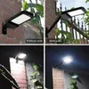 Luzes de parede solares de alto brilho 48LED 88LED SOLAR GARDEN Lâmpada Iluminação ao ar livre Branca/branca quente para a estrada do quintal