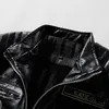 Rennjacken TopFight EUR Größe Herren PU Lederjacke Punk Motorrad Plüsch Warm halten Mantel Kleidung