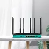 5G Router 4G 1200Mbps SIM -kort M.2 PCIe Slot LTE -modem 2.4G 5.8 GHz Wireless WiFi 4*LAN GPS OpenWRT 256MB 16MB Flash