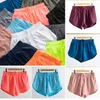 lu Sommer Neu Damen lulemens Shorts Lose seitliche Reißverschlusstasche Hosen Gym Workout Laufen Fitness Kordelzug Outdoor Yoga Tragen lulemen Hochwertige Shorts