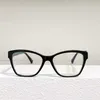 Designer de luxe pour femmes Net rouge même personnalité plaque lunettes cadre avec leptine couleur peut correspondre à la myopie