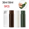 Opslag Flessen 5PCS 30ml 50ml Plastic Shampoo Kleine Knijpfles Flip Deksel Hervulbare Lege Vail Voor Reizen cosmetica Lotion