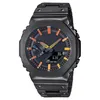 Montre de sport à Quartz numérique pour hommes, GM-B2100, cadran LED en alliage, fonction complète, heure mondiale, série chêne étanche