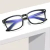 Sonnenbrille, Vintage, rechteckiger Rand, Computerbrille für Unisex, blaues Licht blockierende Brille, nicht verschreibungspflichtige Linse, reduziert Ermüdung der Augen, DIN889