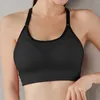 Yoga Outfit Femmes Sports Bras Strappy Rembourré Support Moyen Soutien-gorge Entraînement Une Épaule Sexy Mignon