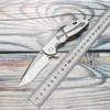 EVIL EYES Custom Hinderer XM-18 Складной нож Крутая титановая ручка Лезвие 100% CPM 20CV Уличное оборудование Тактический карман EDC Инструменты для выживания Медный декоративный зажим