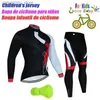 Maglia da ciclismo Imposta abbigliamento da ciclismo per bambini di alta qualità Maglia da ciclismo estiva per bambini Set da ciclismo Abbigliamento lungo da ciclismo Abbigliamento da ciclismo per bambini MTB 2023 Q231107