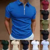 الرجال Polos Summer Men's Plus Polo Sirtshort Sleeve Top Fit Top