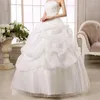 Robes décontractées mariage pour femmes robe de bal nuptiale hors bracele sans lacet lacet up princess robe bruidsjurk dames