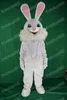 Halloween coelho branco mascote traje de alta qualidade dos desenhos animados anime tema personagem adultos tamanho festa de natal ao ar livre publicidade outfit terno