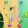 Fofo kawaii pérola shell starfish pingente gel caneta escolar fornece criativo de papelaria doce e adorável
